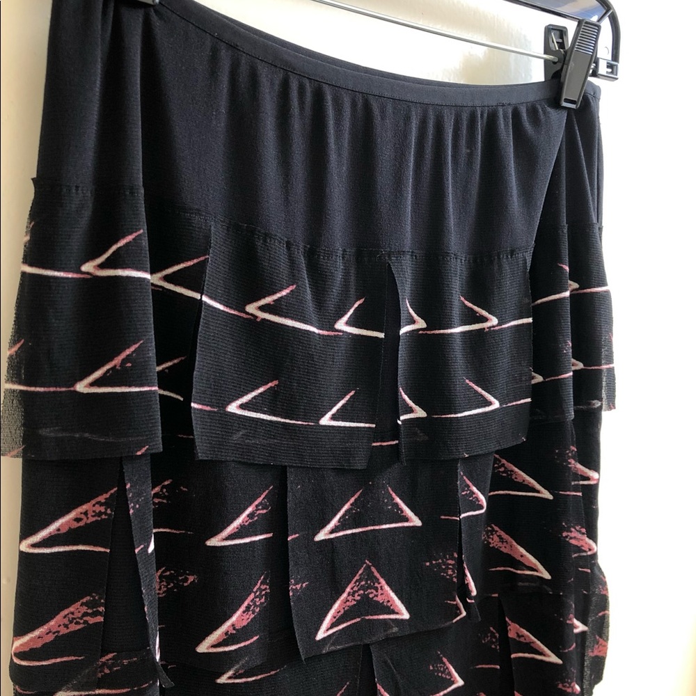 Vivienne Tam Vintage Mesh Printed Skirt - Picture 3 of 11